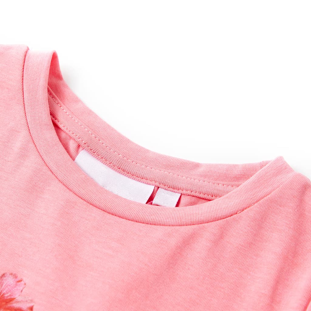 Thumbnail - vidaXL Kinder-T-Shirt Neonrosa 116
