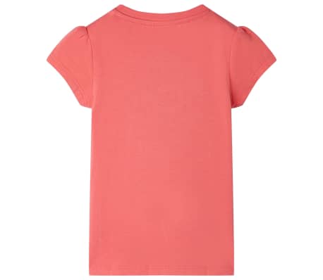 T-shirt pour enfants corail 140
