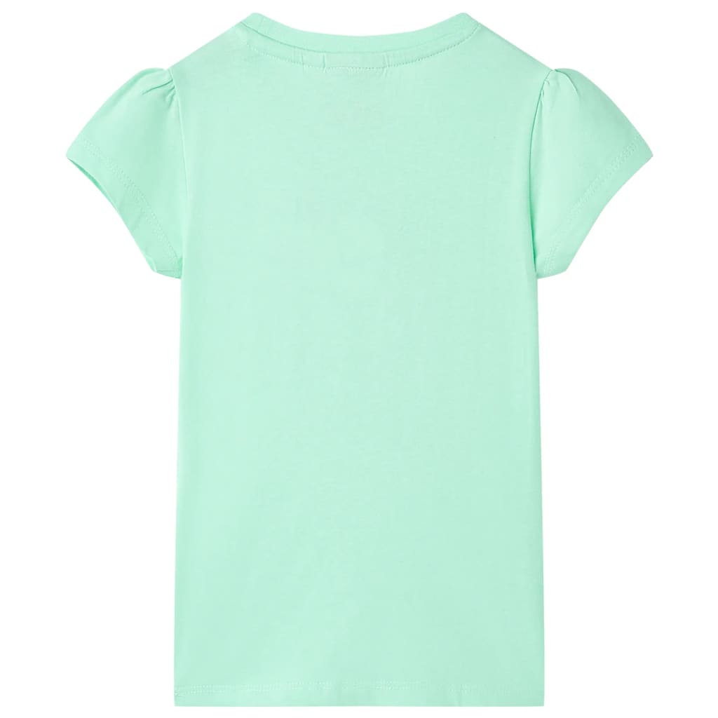 vidaXL Kindershirt 92 felgroen afbeelding