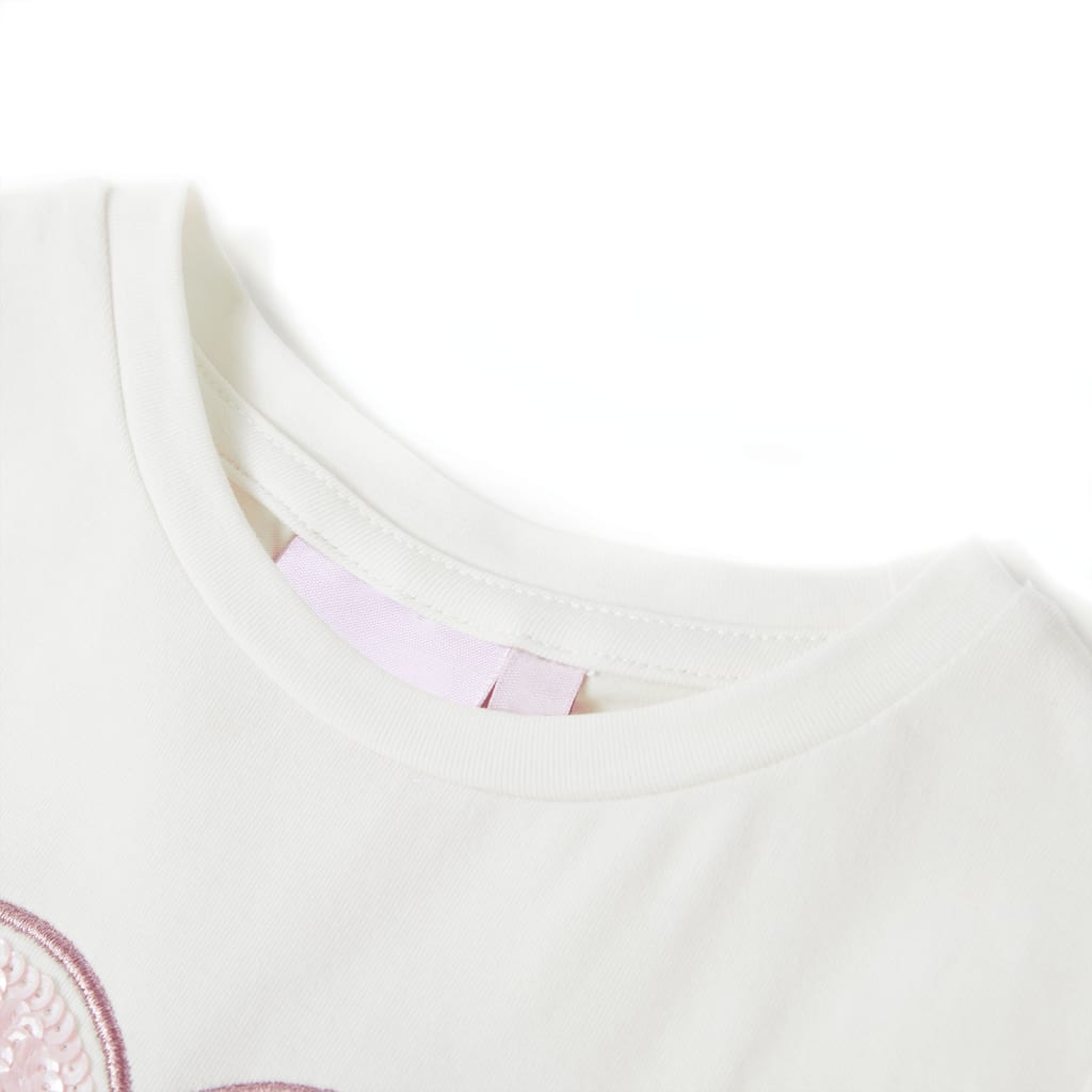Thumbnail - vidaXL Kinder-T-Shirt Ecru 104