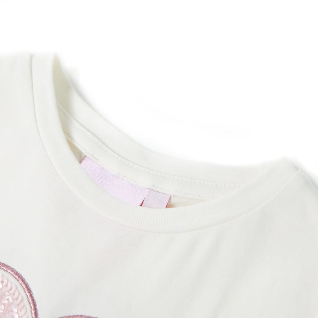 Thumbnail - vidaXL Kinder-T-Shirt Ecru 116