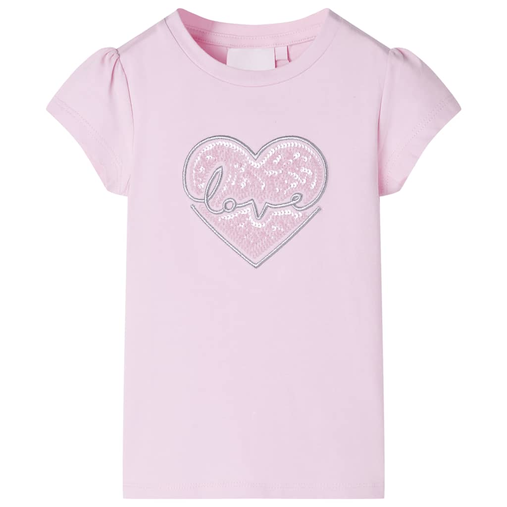 Tricou pentru copii, roz deschis, 128