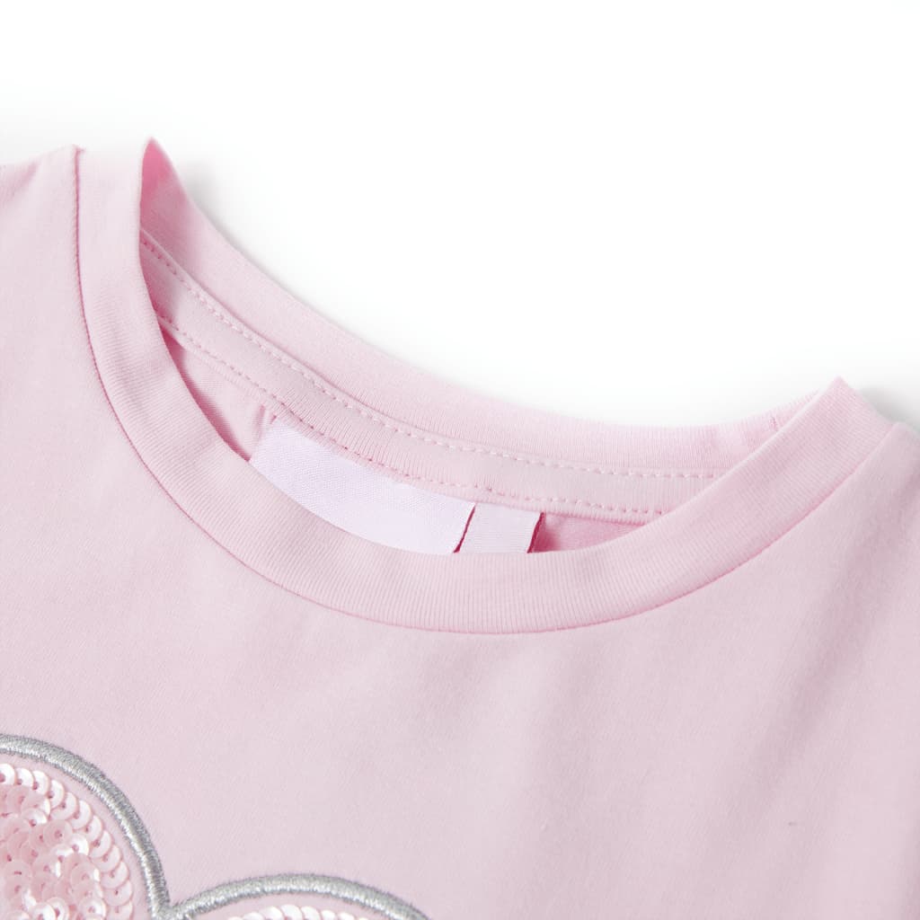 Thumbnail - vidaXL Kinder-T-Shirt Hellrosa 128
