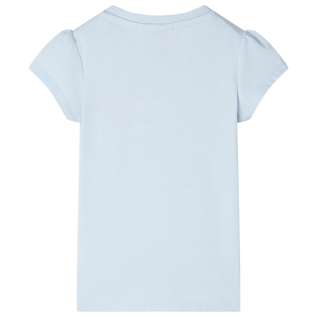vidaXL Kindershirt 92 lichtblauw afbeelding