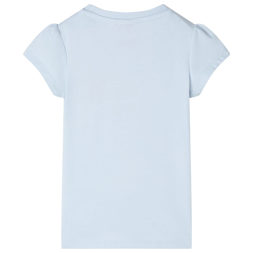 vidaXL Kindershirt 116 lichtblauw afbeelding
