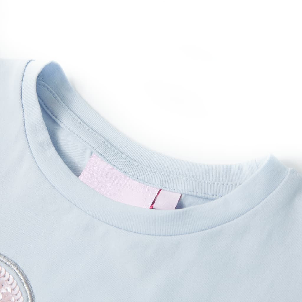 Thumbnail - vidaXL Kinder-T-Shirt Hellblau 128