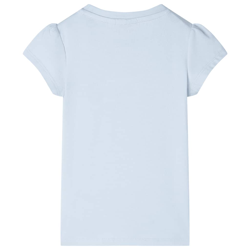vidaXL Kindershirt 140 lichtblauw afbeelding