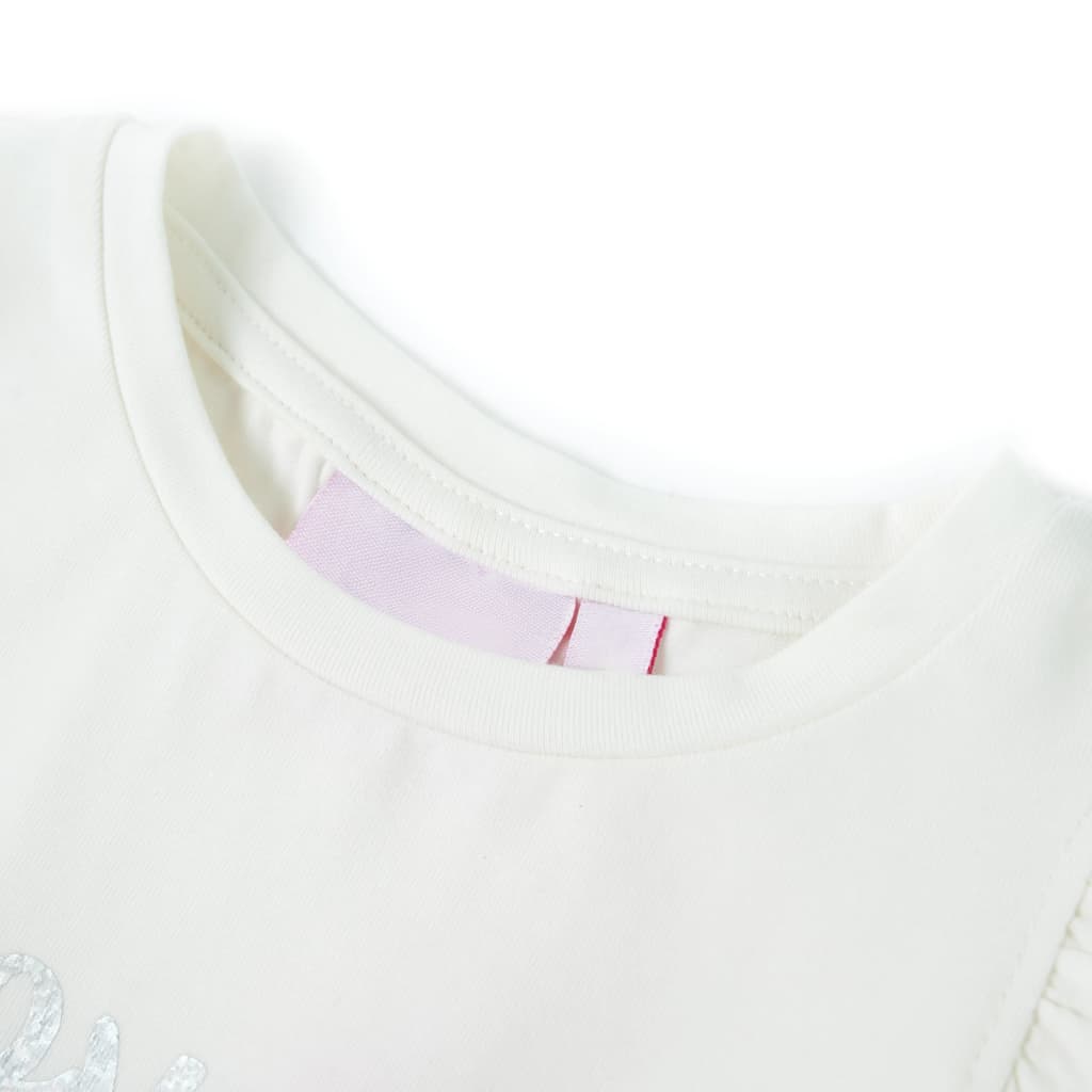 Thumbnail - vidaXL Kinder-T-Shirt mit Rüschenärmeln Weiß 92
