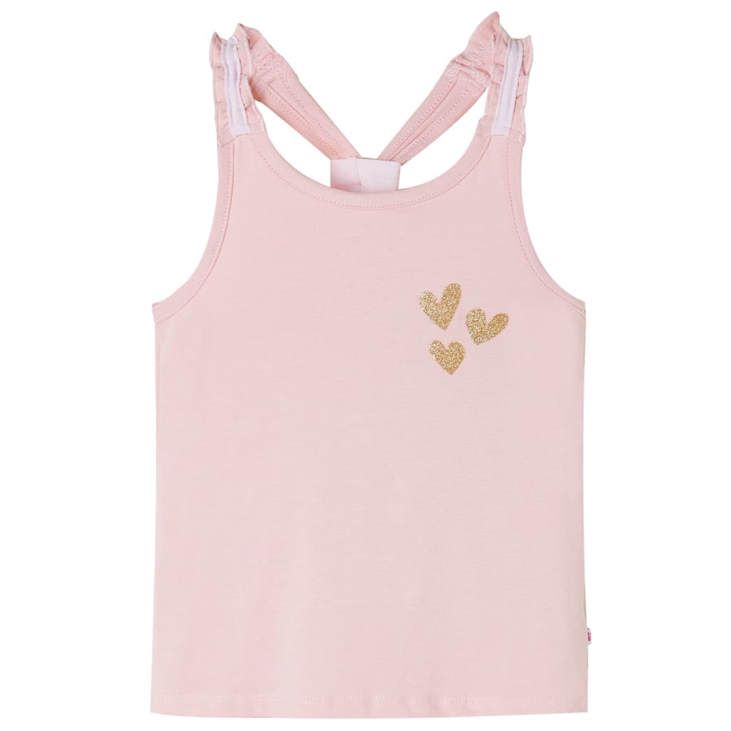 vidaXL Kinder-Tanktop Hellrosa 104