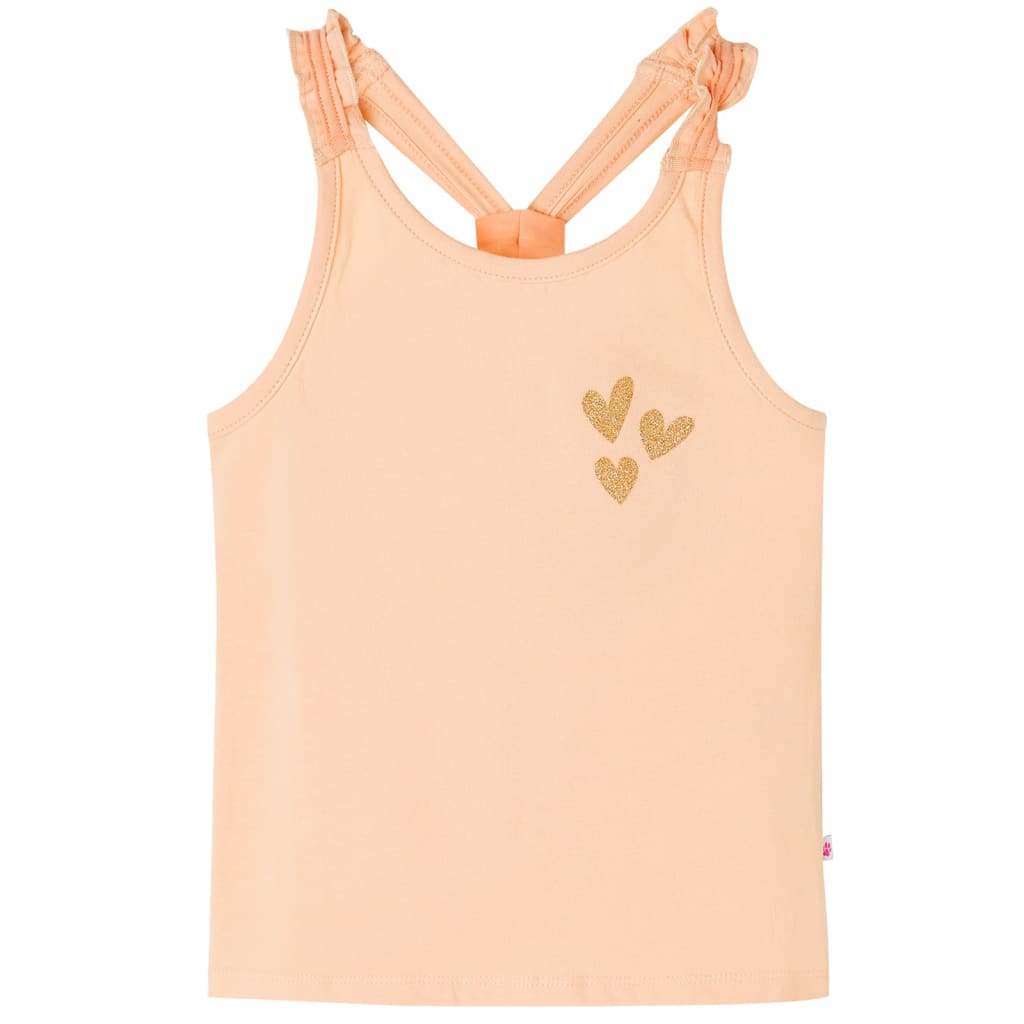 vidaXL Kinder-Tanktop Hellorange 104