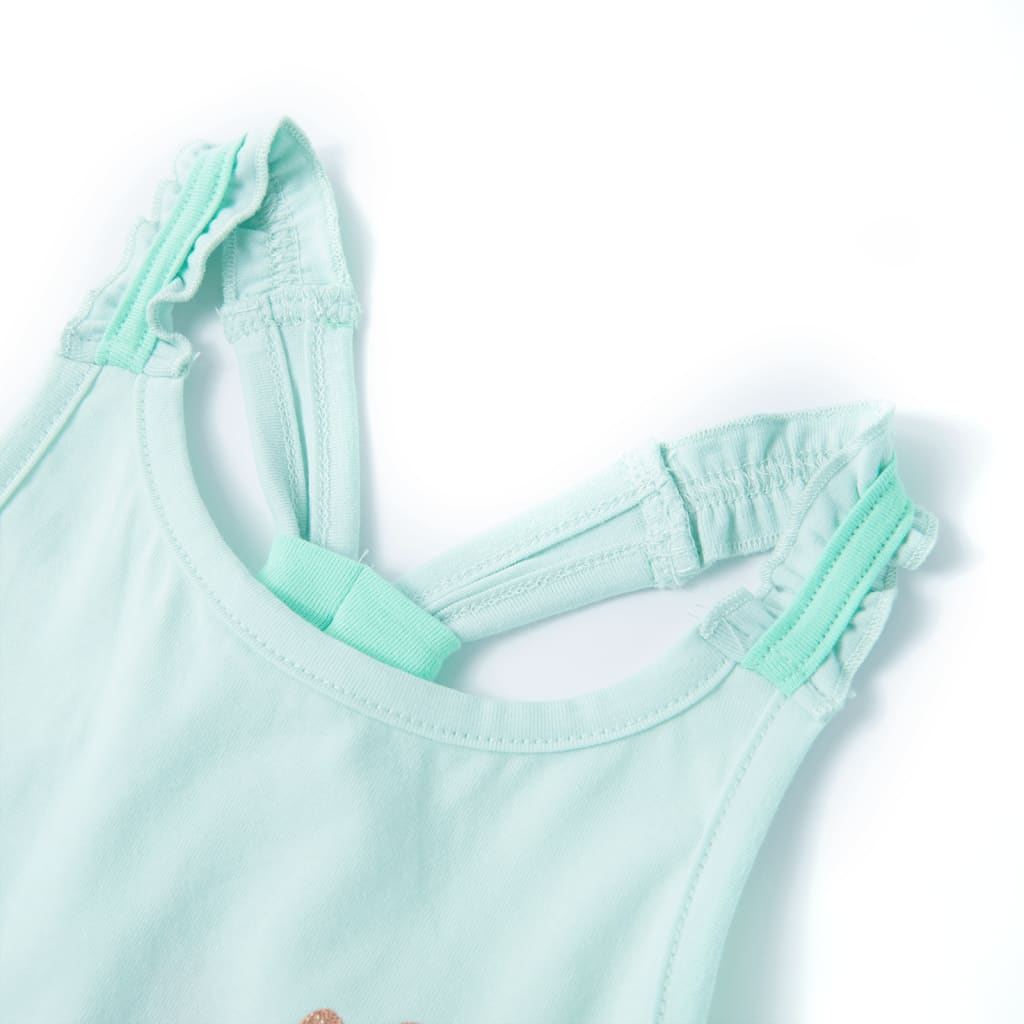 Thumbnail - vidaXL Kinder-Tanktop Helles Minzgrün 104