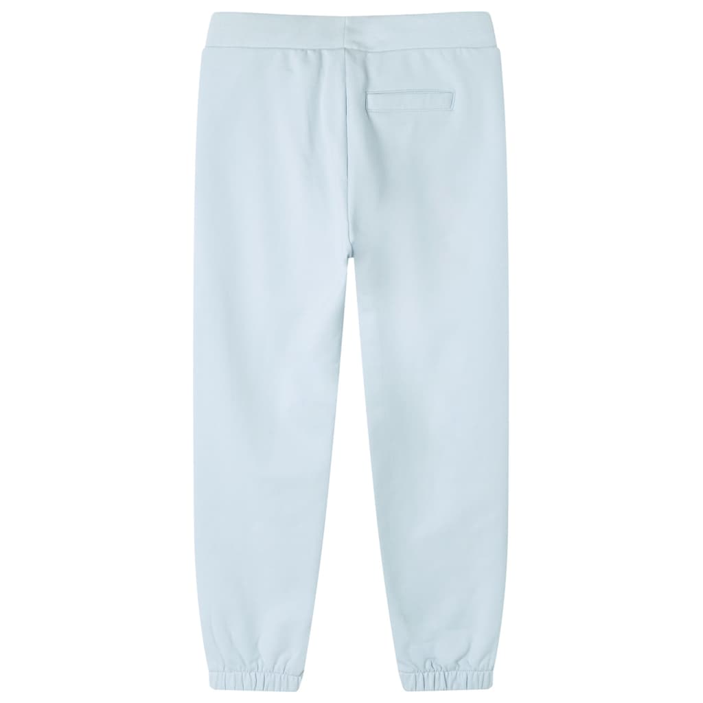 vidaXL Kinderjoggingbroek 116 lichtblauw afbeelding