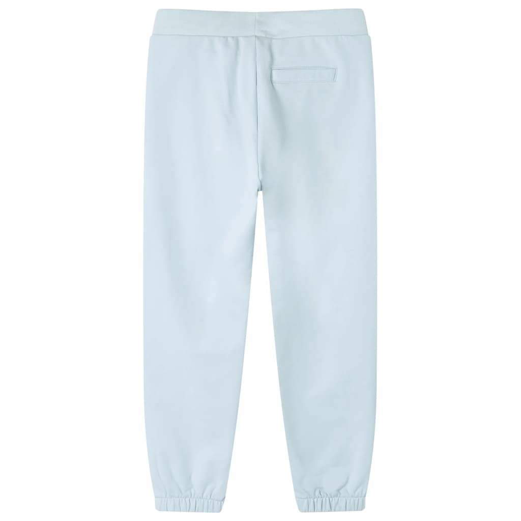 vidaXL Kinderjoggingbroek 128 lichtblauw afbeelding