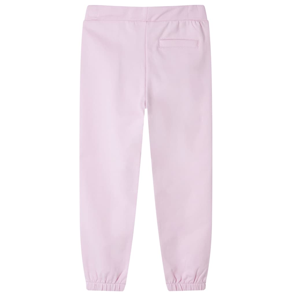 vidaXL Kinderjoggingbroek 92 lichtroze afbeelding
