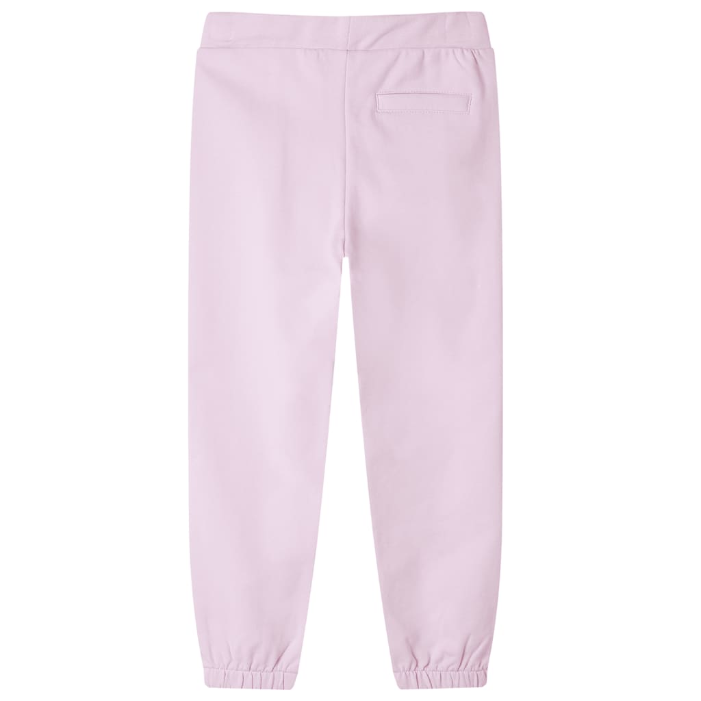 vidaXL Kinderjoggingbroek 104 lichtroze afbeelding