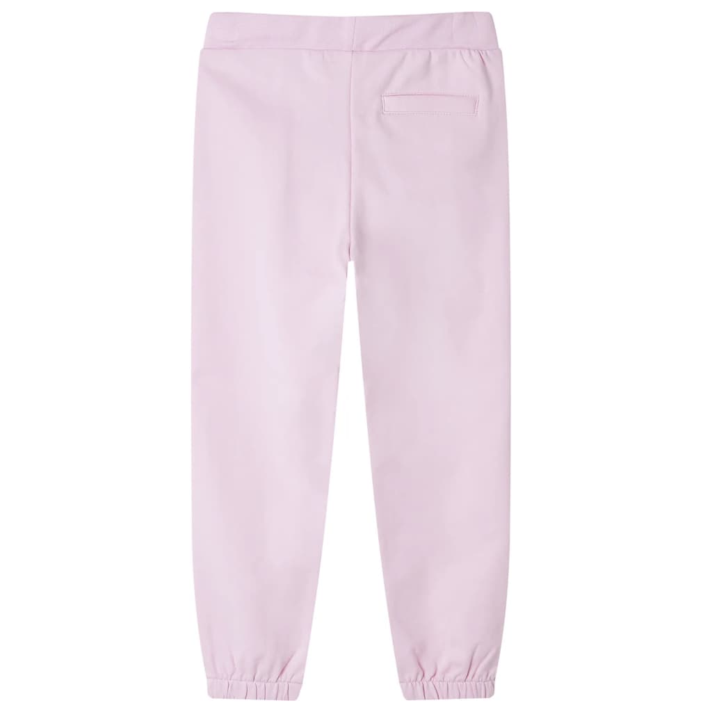 vidaXL Kinderjoggingbroek 140 lichtroze afbeelding