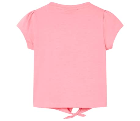 Tricou pentru copii, roz fosforescent, 128