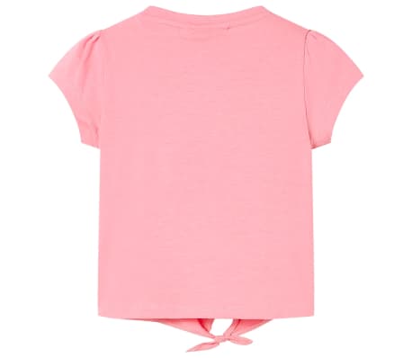 T-shirt pour enfants rose fluo 140
