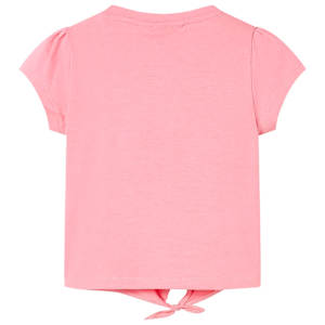 T-shirt pour enfants rose fluo 140