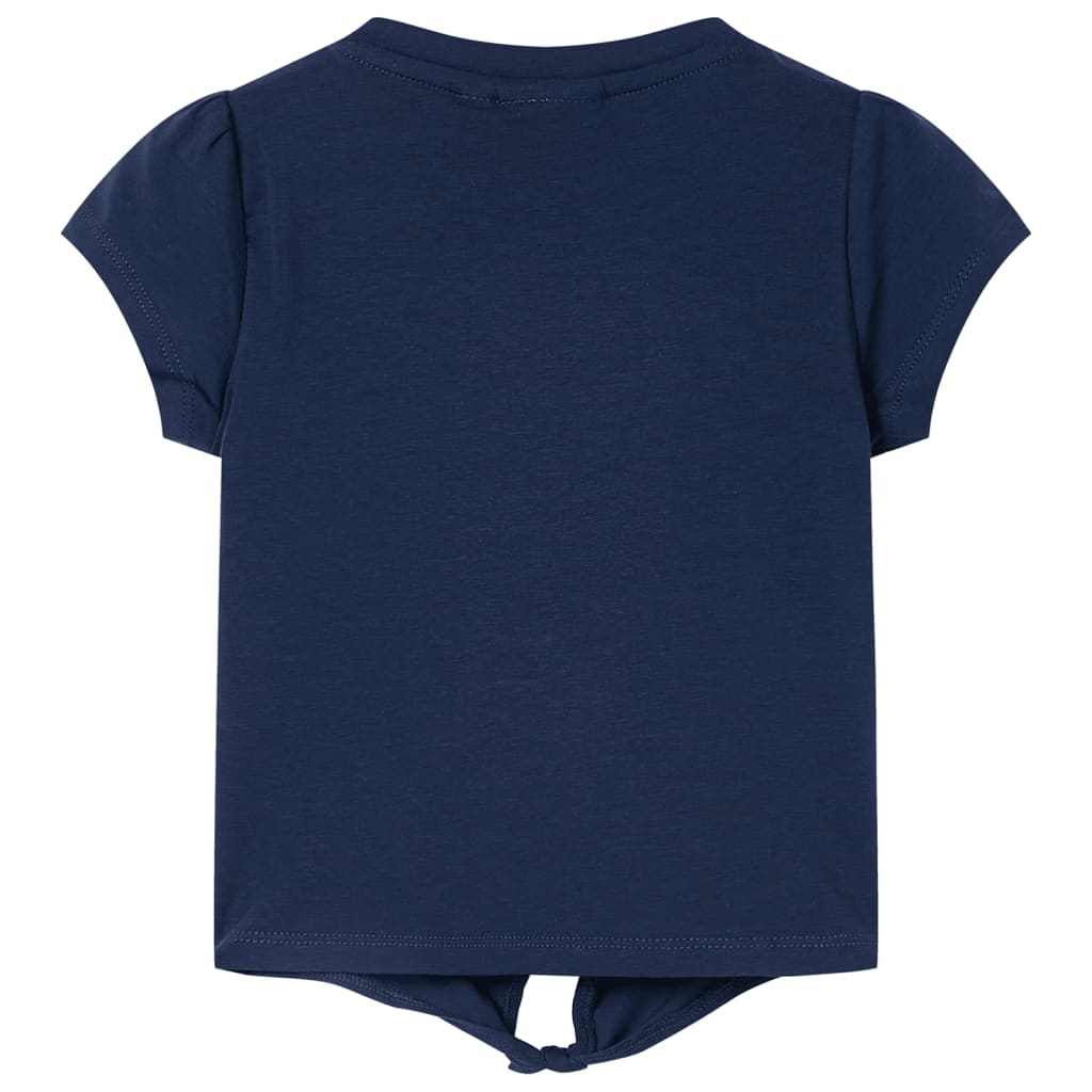 vidaXL Kindershirt 104 marineblauw afbeelding