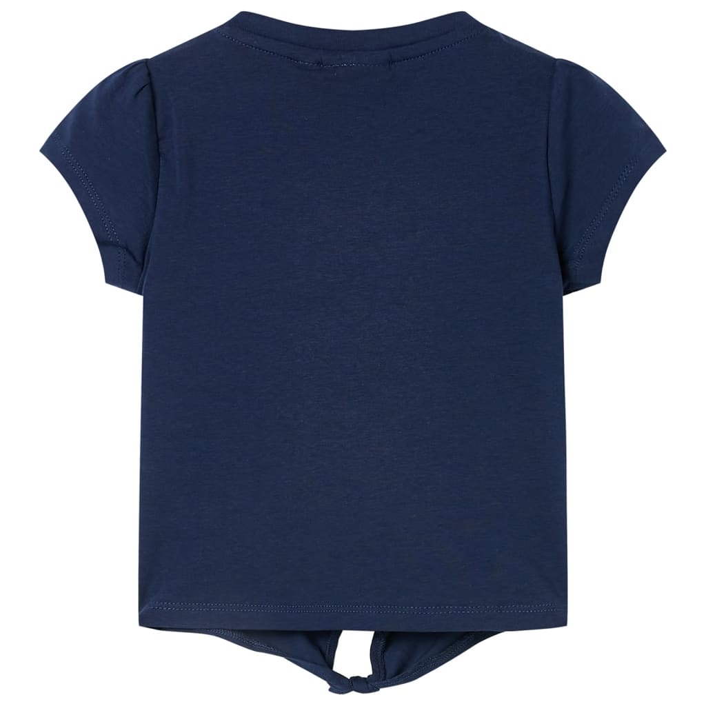 vidaXL Kindershirt 116 marineblauw afbeelding