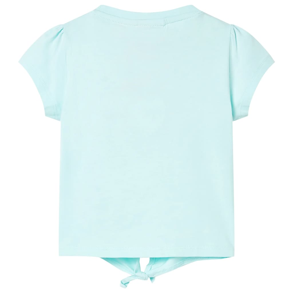 vidaXL Kindershirt 116 lichtzeeblauw afbeelding