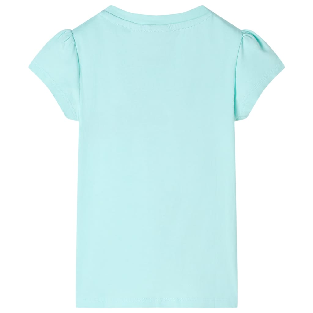 vidaXL Kindershirt 140 lichtzeeblauw afbeelding