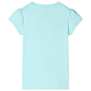 Kindershirt 140 lichtzeeblauw