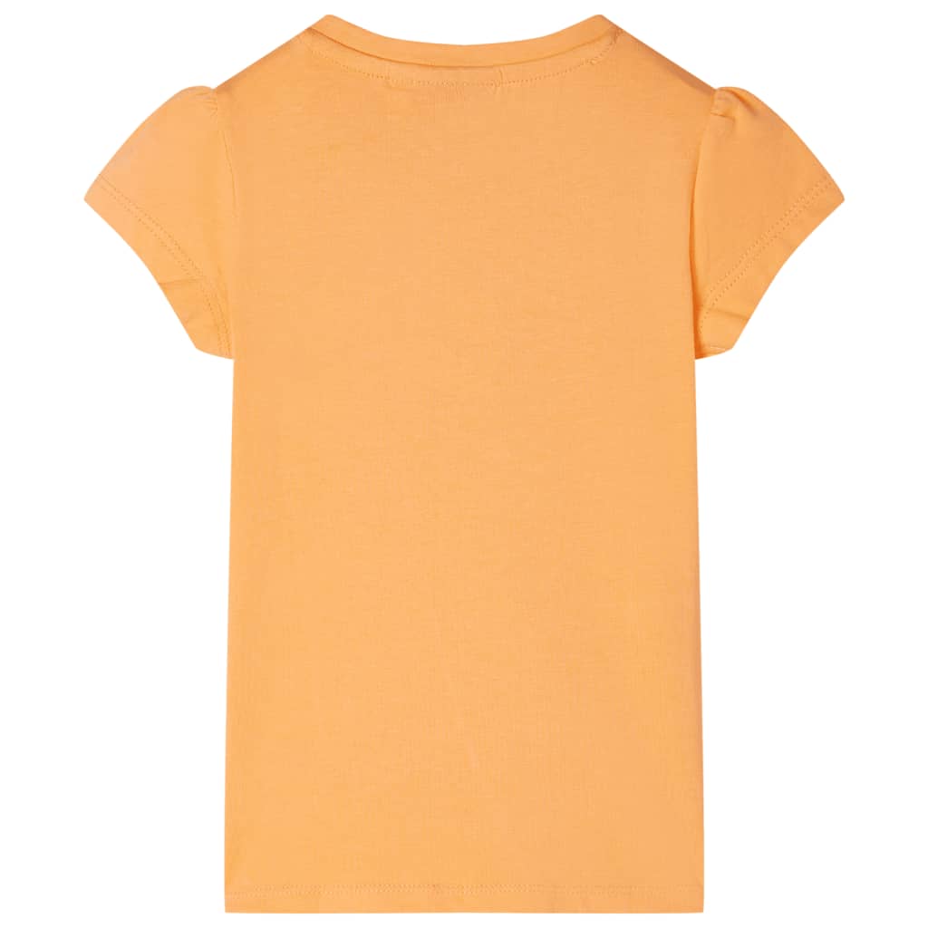 vidaXL Kindershirt 92 feloranje afbeelding