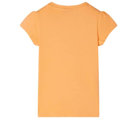 T-shirt pour enfants orange vif 92