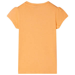 T-shirt pour enfants orange vif 92