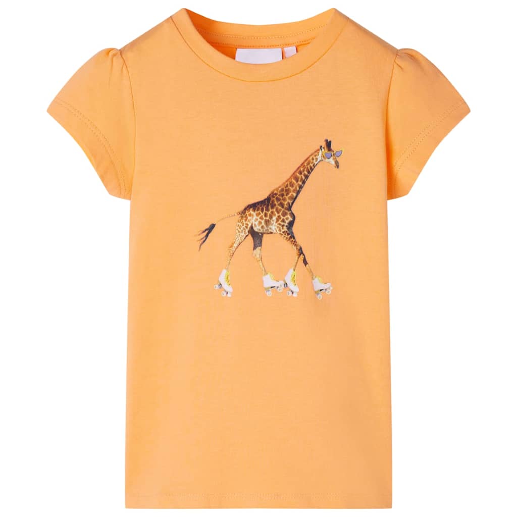 vidaXL Kinder-T-Shirt Hellorange 116