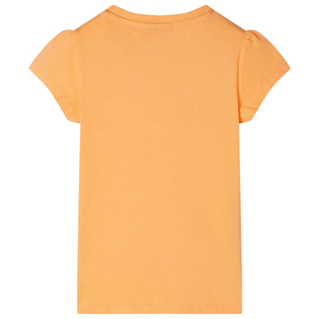 vidaXL Kindershirt 128 feloranje afbeelding