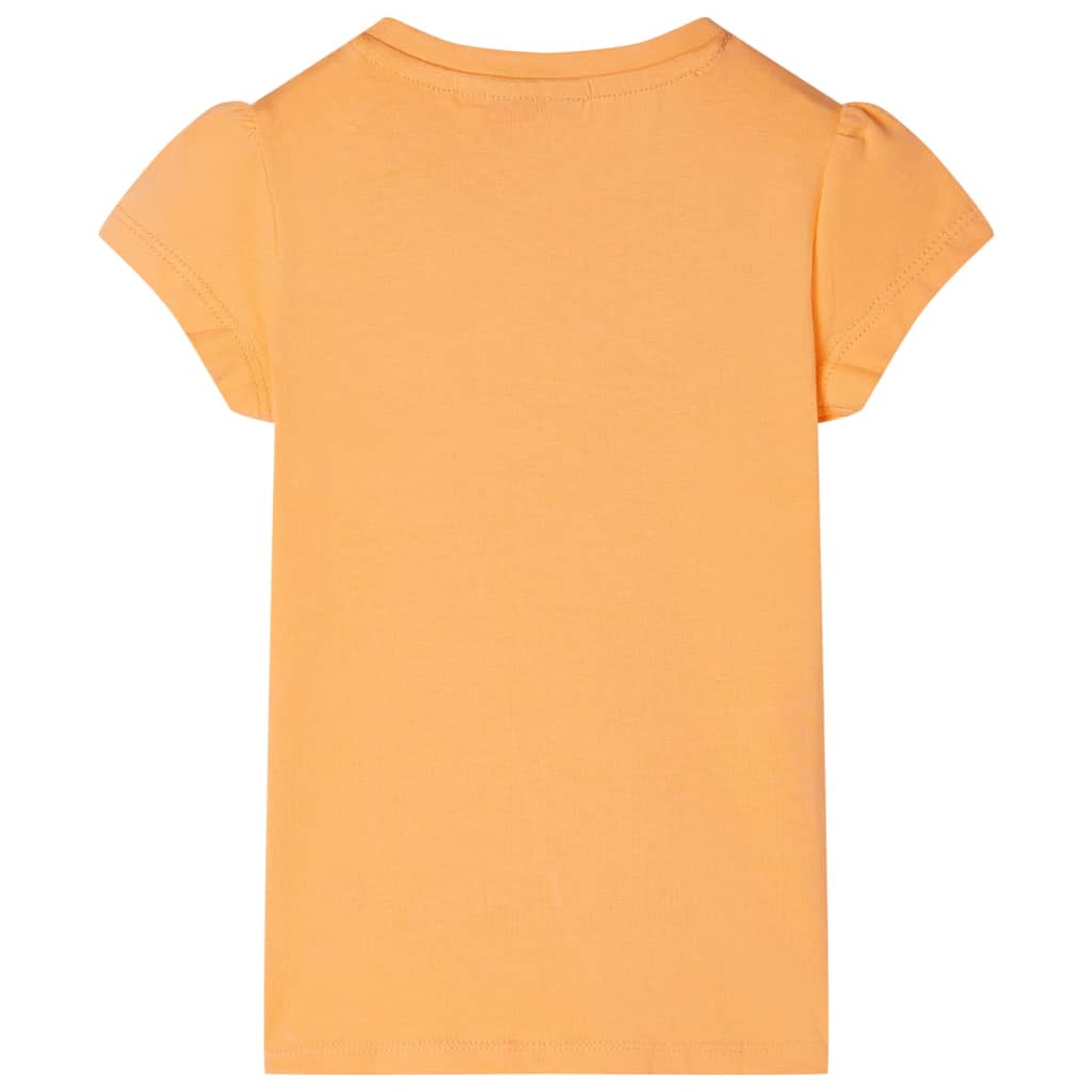 vidaXL Kindershirt 140 feloranje afbeelding