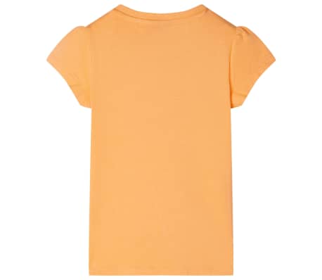Camiseta infantil naranja 140