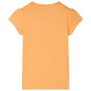 Camiseta infantil naranja 140
