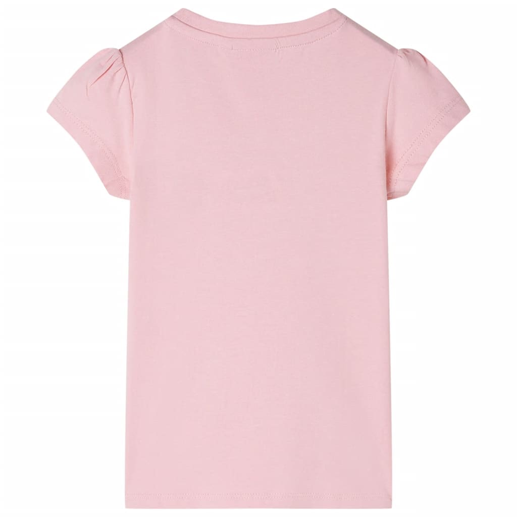 vidaXL Kindershirt 104 lichtroze afbeelding