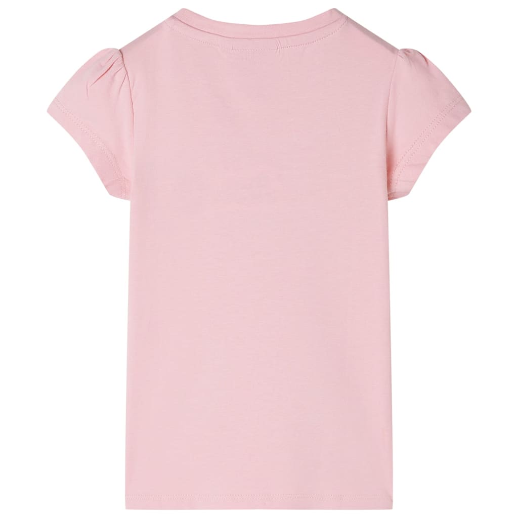 vidaXL Kindershirt 116 lichtroze afbeelding