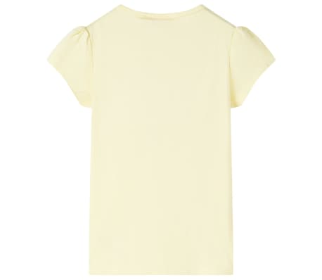 Koszulka dziecięca, delikatny ż&oacute;łty, 104