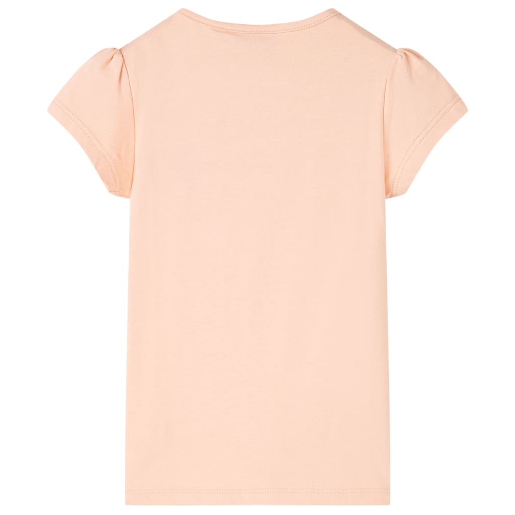 vidaXL Kindershirt 104 lichtoranje afbeelding