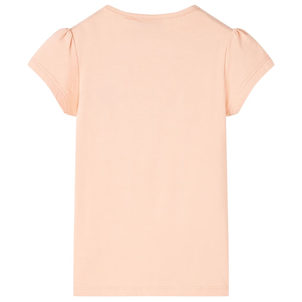 vidaXL Kindershirt 140 lichtoranje afbeelding