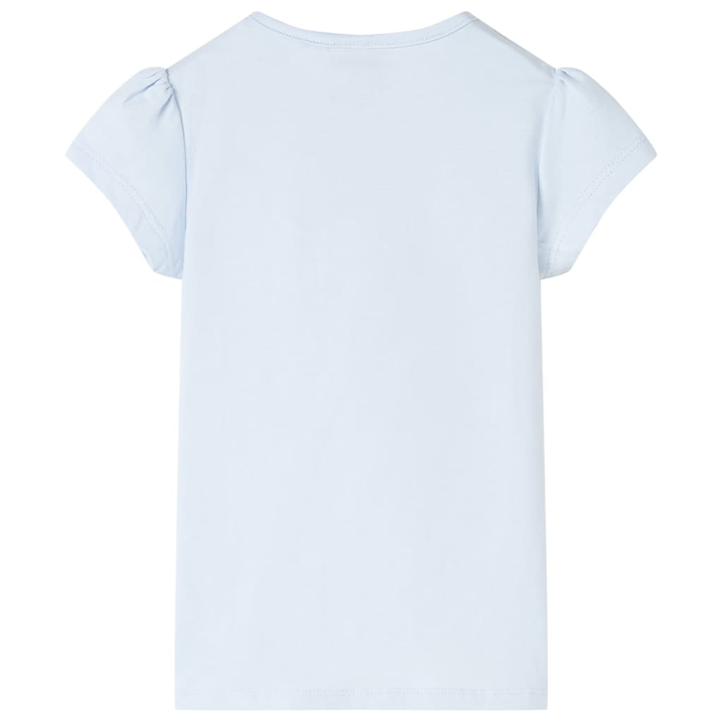 vidaXL Kindershirt 116 lichtblauw afbeelding