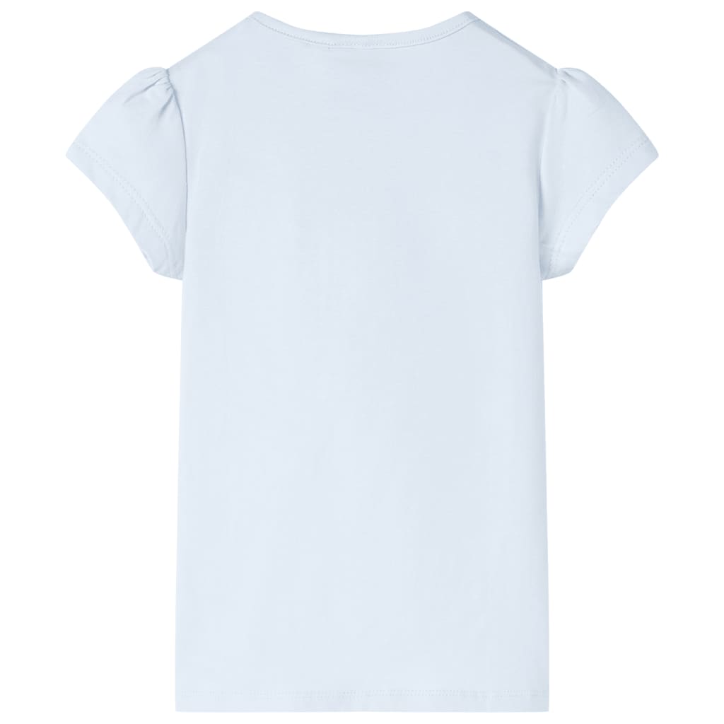 vidaXL Kindershirt 140 lichtblauw afbeelding