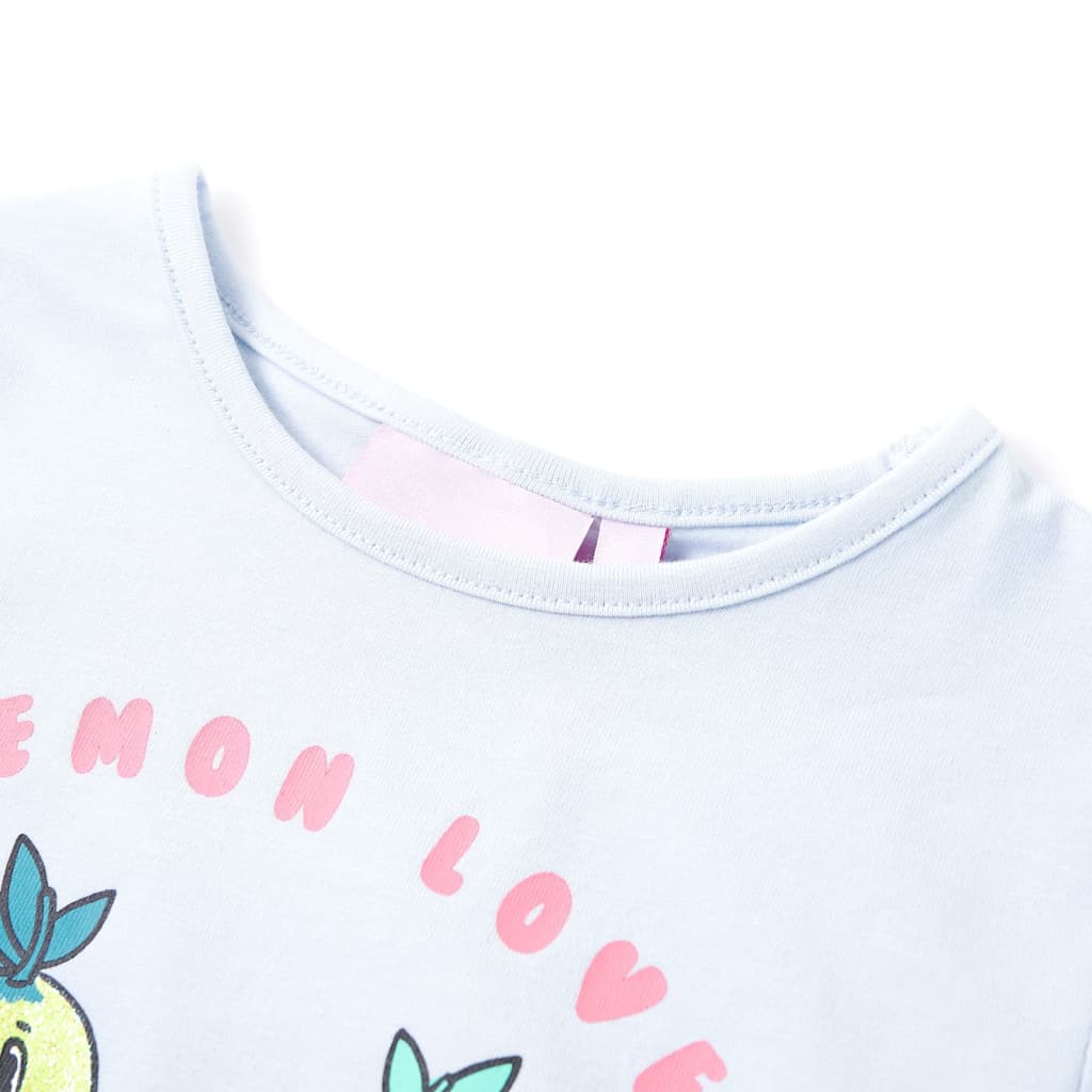 Thumbnail - vidaXL Kinder-T-Shirt Hellblau 140