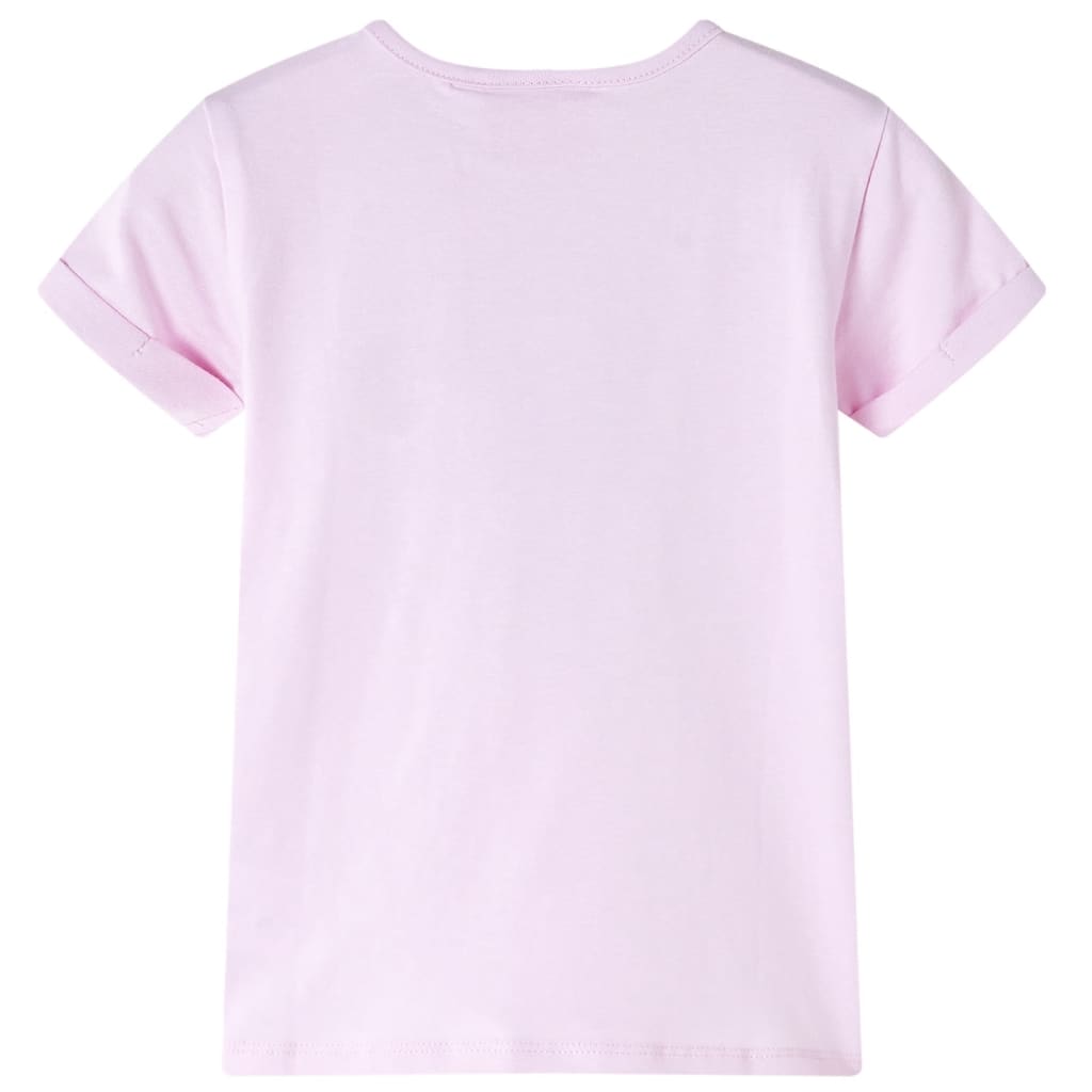 vidaXL Kindershirt 104 zachtroze afbeelding