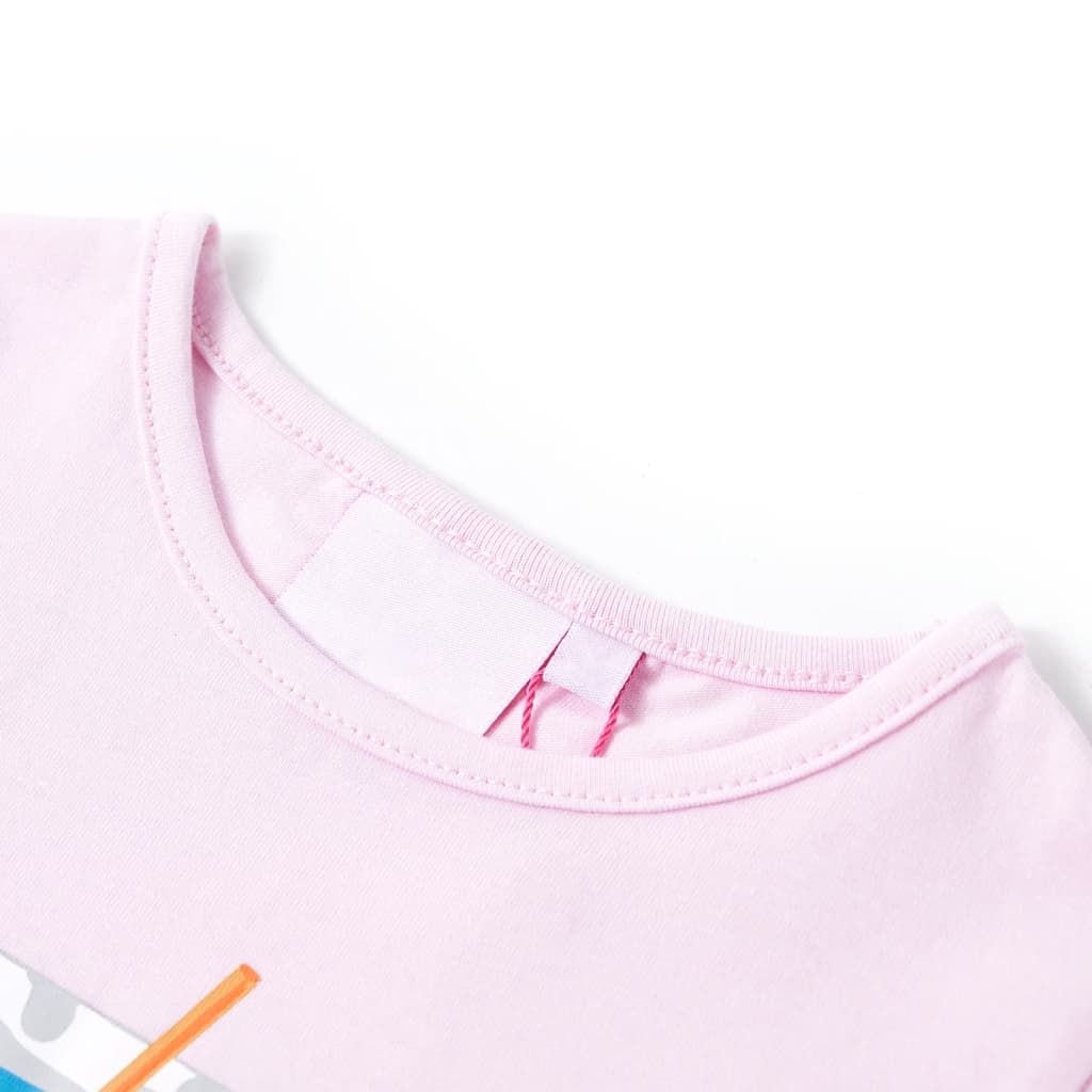 Thumbnail - vidaXL Kinder-T-Shirt Zartrosa 104