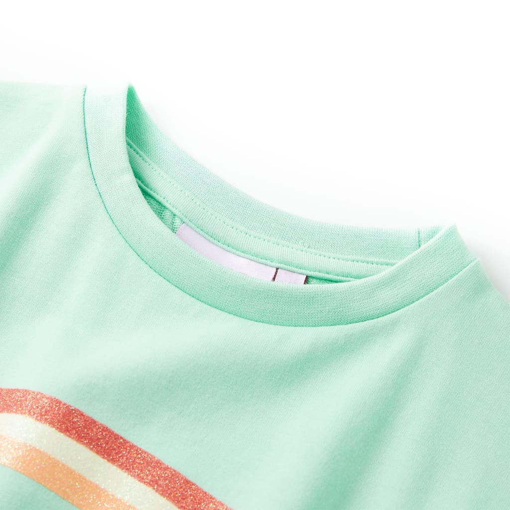 Thumbnail - vidaXL Kinderkleid mit Kordelzug Knallgrün 104