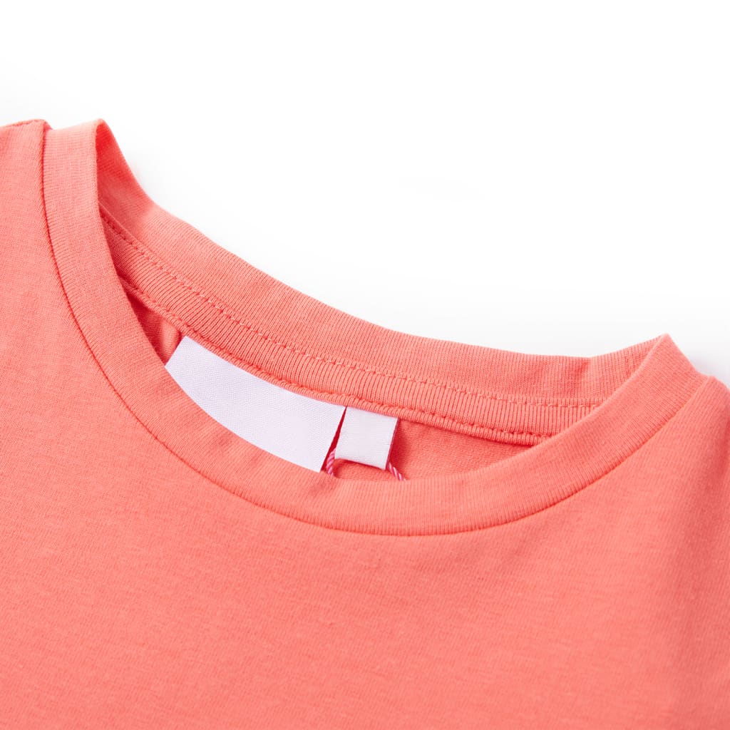 Thumbnail - vidaXL Kinder-T-Shirt mit Flügelärmeln Korallenrosa 92
