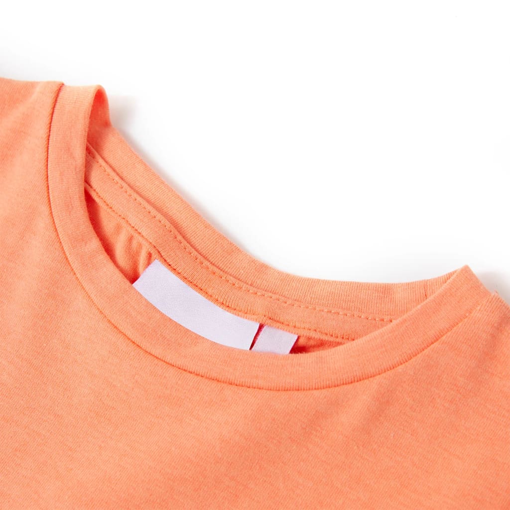Thumbnail - vidaXL Kinder-T-Shirt mit Flügelärmeln Neonorange 128