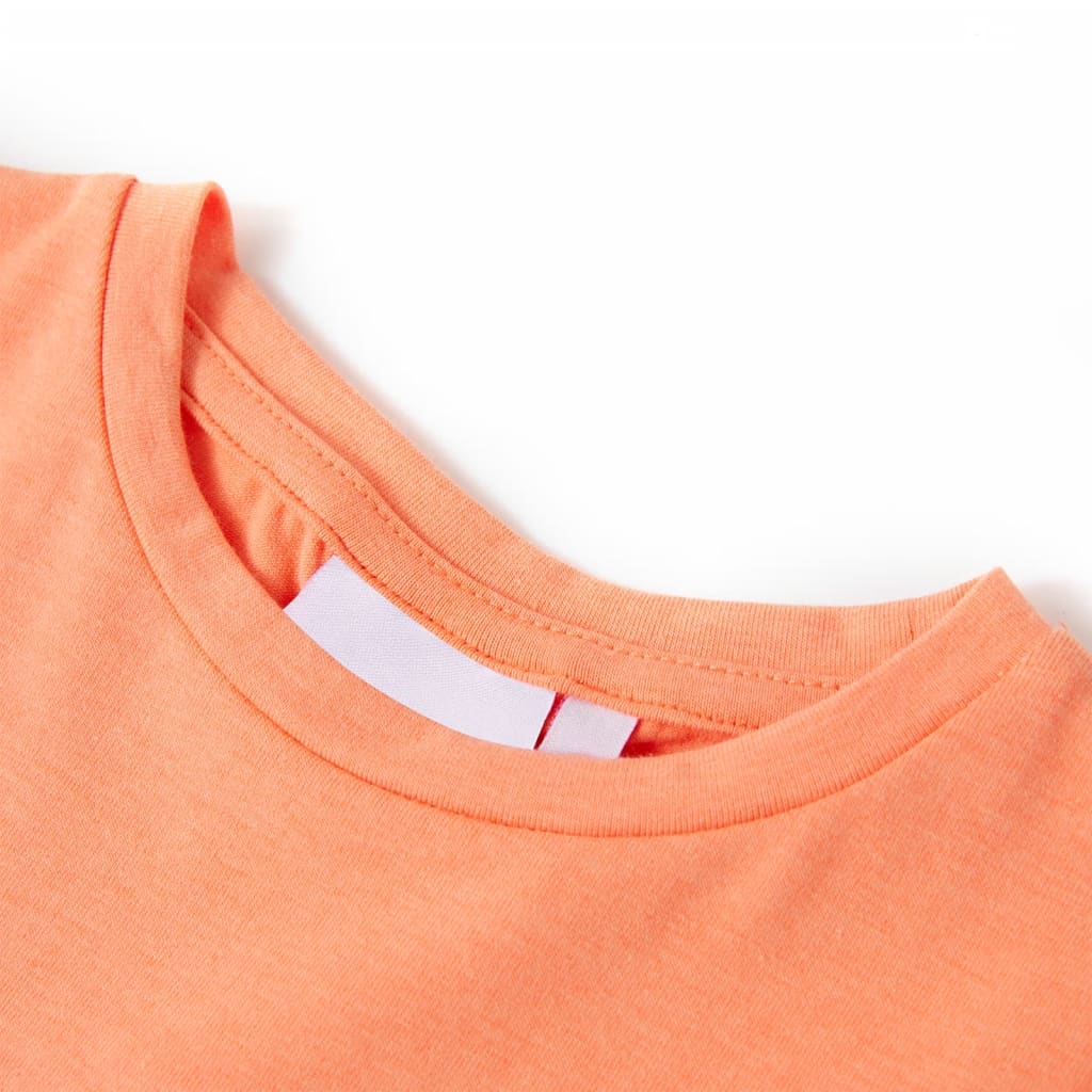 Thumbnail - vidaXL Kinder-T-Shirt mit Flügelärmeln Neonorange 140